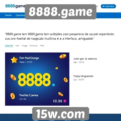 Experiência de usuário no site 8888.game é bem avaliada